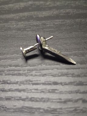 Jonette Jewelry Company Designer Novelty Nail Illusion Earring. Only One